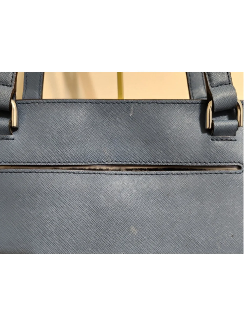 Michael Kors Cornflower Blue Leather Padded Handbag